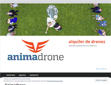 Tablet Screenshot of animadrone.com